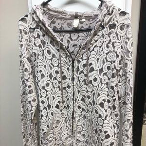 Anthropologie Lace Cardigan